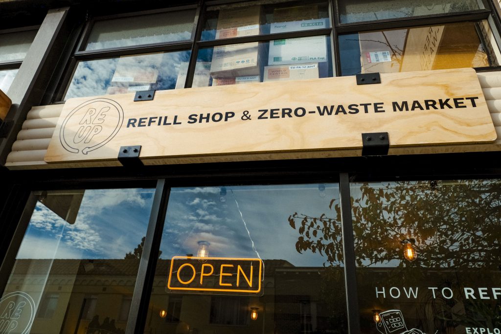 Storefront of Re-Up Refill Shop